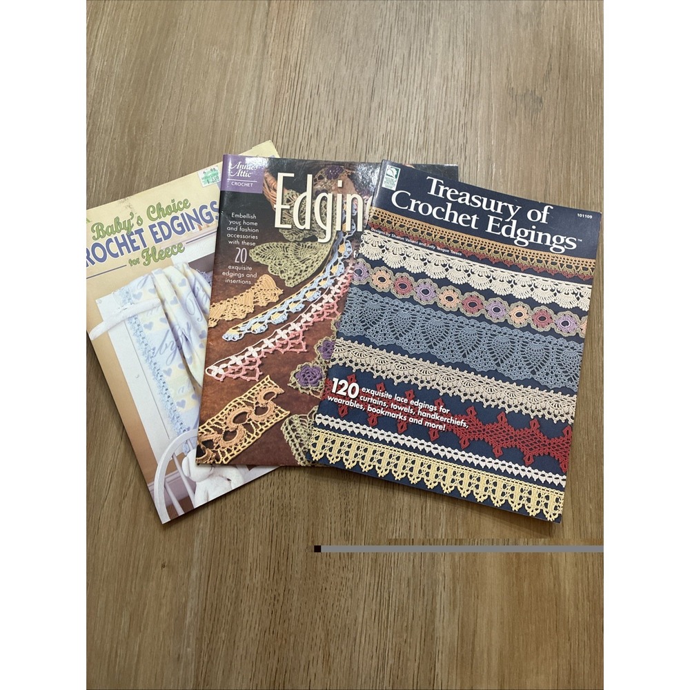 Treasury of Crochet Edgings House Of White Birches 101109 120 Designs & 2 Others
